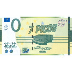 0 Euro biljet Parque de atracciones Madrid 7 picos